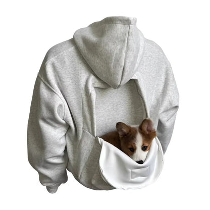 Hoodie with Backpack Cell Phone Wallet Holder Hoodie Backpack Hoodie Sweater for Men Women Lightweight Travel Cardigan