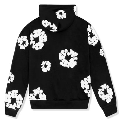 Denim Tears the Cotton Wreath Black Hoodie